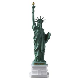Statue de la Liberté Modèle New York City Landmark Petite réplique ornement résine Souvenir Cadeaux de collection pour la maison étagère
