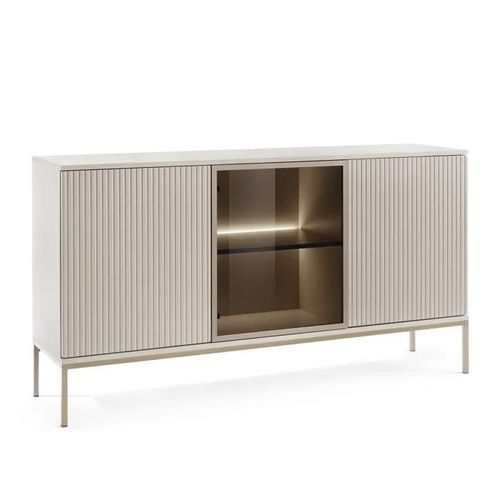 Laval K154 ¿ Buffet, Cachemire Avec Lamelles, Largeur 154 Cm, Hauteur 83 Cm, Profondeur 39 Cm