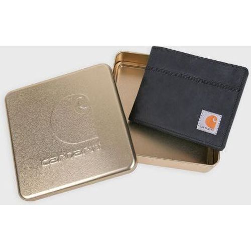 Carhartt Saddle Leather Bifold Portefeuille, noir pour Hommes