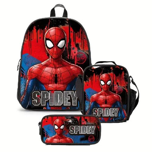 Ensemble Sac à Dos Spider-Man 3 Pièces 39 cm – École & Loisirs Garçons