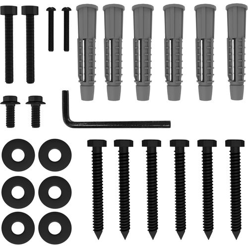 Kit De Fixation Murale Pour Télévision, Kit De Montage Mural Pour Tv, Avec Vis Pour Cheville Murale, Vis M5 M6, Ancre De Béton, Accessoires Optimaux Pour Support Tv Mural