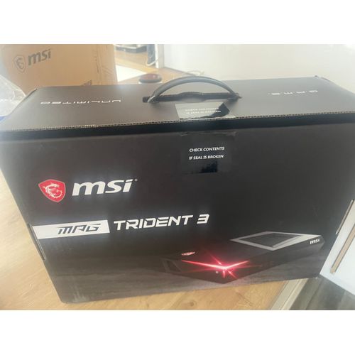 MSI MPG Trident 3 Intel Core i5-10400F - Ram 6 Go - SSD 512 Go + HDD 1 To