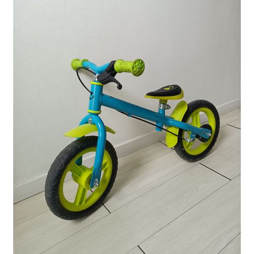 Draisienne Bleu Et Vert. Vélo. Nakamura. 18 Mois À 4 Ans