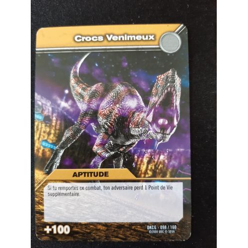 Dinosaur King Crocs Venimeux Dkcg 098/160