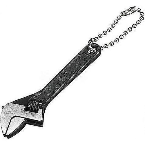 Clé à molette Vogueing Tool, petite clé à molette réglable de 6,35 cm (2,5 pouces) et 68 mm, mini clé à mâchoires antidérapante pour réparation et entretien, noire