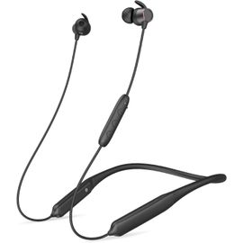 EPKH-Écouteurs Sport de Type Collier avec Micro, Casque Bluetooth 5.3 avec Un Son de Grave Profond, adapté pour Le Sport en Plein air, Jeu de 60HRésistant à l'eau IPX5, Design magnétique, Noir