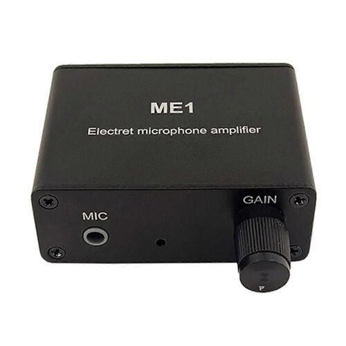 3.5mm ME1 Condensateur Microphone Casque Amplificateur Audio Préamplificateur Table de mixage
