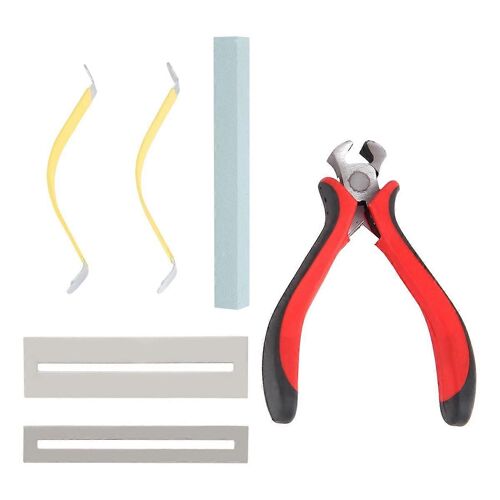 Guitare Clean Polish Tools 6 Pièces Outils De Luthier Professionnel Kit De Réparation Fret Cutter Fil Guitare Too