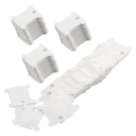 300pcs Bobine De Fil À Broder,Organisateur De Fil À Broder,Carte De Fil À Broder En Plastique Pour Fil