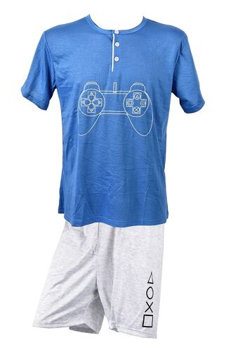 Pyjama Court Garçon Sara Homewear 525 Bleu