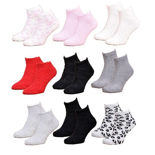 Chaussettes Pour Femme Casa Socks Toucher Doux Pack De 9 Paires Surprise Toucher Doux