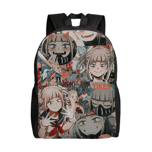 Sac à dos My Hero Academia Himiko Toga, mignon, léger, unisexe, basique, pour la journée, pour ordinateur portable, pour les voyages, S-XTYD2231