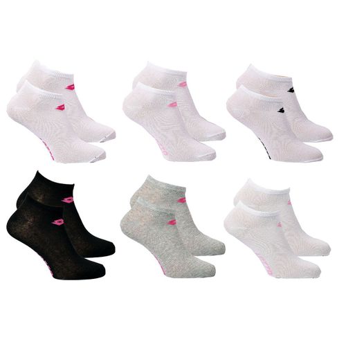 Chaussettes Enfant Lotto Socquettes Pack De 6 Paires Girls Sneaker 1614