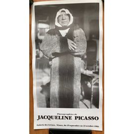 Affiche - Photographies De Jacqueline Picasso - Galerie Des Arènes - Nimes 1983
