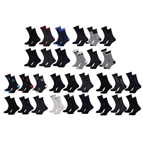 Chaussettes Homme Azzaro Confort Et Qualité -Assortiment Modèles Photos Selon Arrivages- Pack De 12 Paires Surprise Azzaro