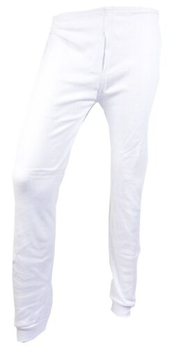 Caleçon Homme Thermo Doublé Polaire Thermo Caleçon Blanc