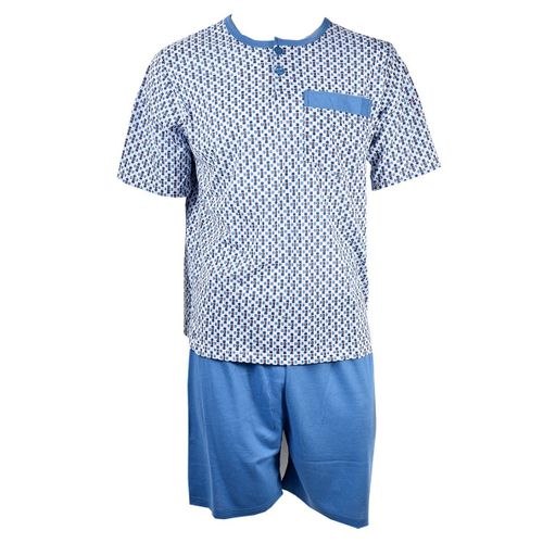 Pyjama Court Homme Eco Homewear 2941 Bleu