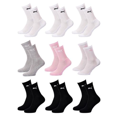 Chaussettes Sport Puma Tennis Crew Junior Pack De 9 Paires Crew Junior Girl