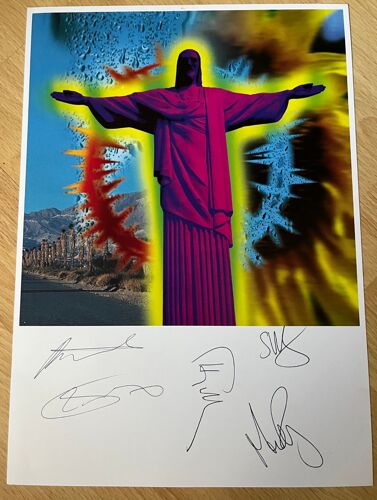 Marillion - Afraid - A4 - Signed - 21x30cm - Affiche / Poster Envoi En Tube