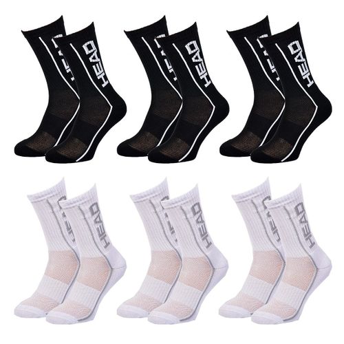 Chaussettes Homme Head Sport Et Performance -Assortiment Modèles Photos Selon Arrivages- Pack De 6 Paires Performance Crew