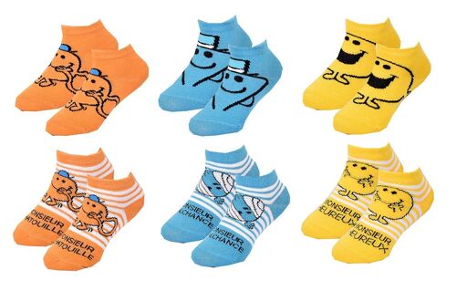 Chaussettes Pack Garçon Monsieur Madame Pack De 6 Paires Sneaker 0587