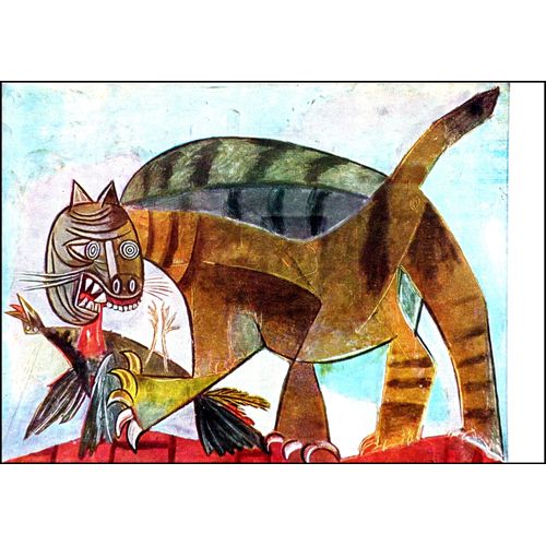 Picasso Pablo Lot 49 Cartes Postales Tableaux Peinture Chat