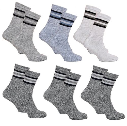Chaussettes De Travail La Rurale Pour Homme Résistance Et Qualité Pro Pack De 6 Paires Bouclette