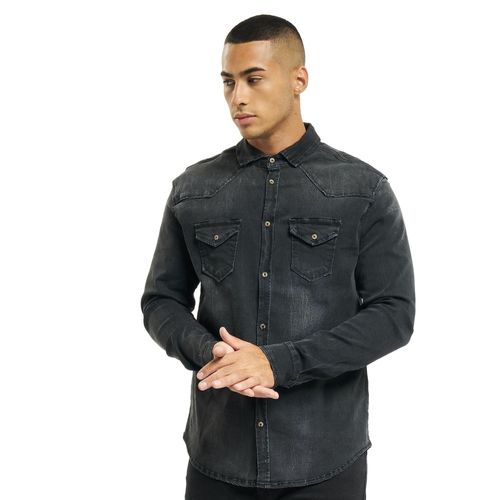Brandit Riley Denim Chemise, Noir, Taille 3xl Pour Hommes
