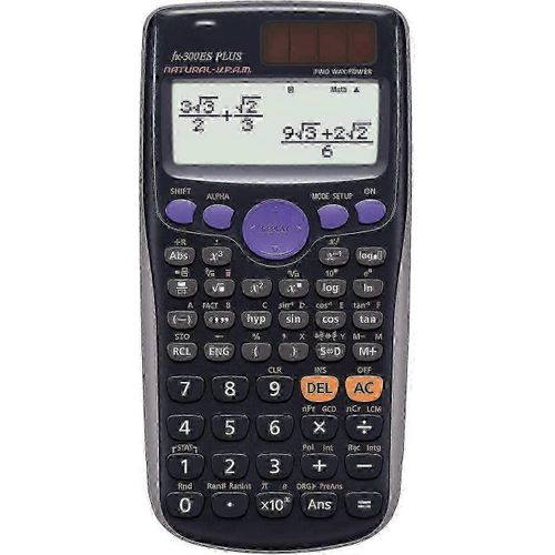 Noir FX-300ES PLUS Calculatrice scientifique pour les étudiants et les examens