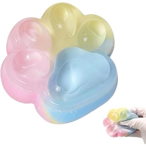 KAL-1 Pièces Squishy Patte Géante, Squishy Patte De Chat, Yoyo Squishy, Jouets À Presser Pour Chat Kawai, Fufu Squishy, Squishy Oreo Pour Enfants Et Adultes Idéal Pour Relaxation Et Fête