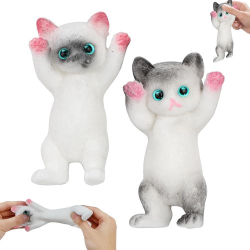 KAL-2 Pièces Squishy Patte De Chat, Yoyo Squishy, Squishy Geant, Squishy Chat, Taba Squishy, Patte De Chat Squishy, Fufu Squishy, Squishy Anti Stress, Patte De Chat, Squishy Collant