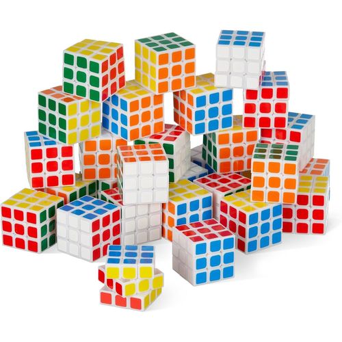 KAL-30 Mini Cubes Magiques, Petits Jouets Fidget Pour Enfants, Garçons & Filles, 3Cm - Kermesse, Anniversaires, Pochettes Surprise, Cadeaux Invités