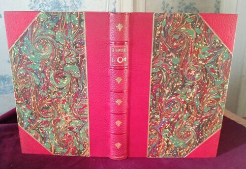 L'Or , H. Hauser ; 2ème Édition Revue Et Corrigée Par L'Auteur , Vuibert & Nony , S.D. Circa 1901 , Minéralogie , Géologie , Industrie Minière , Bijouterie , Monnaie , Reliure , Livre Illustré ,