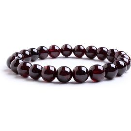 Nbgcm-Dumortierite Amethyste Grenat Aigue Marine ?il De Tigre Peridot Triple Protection Bracelet Pierres Précieuses Guerison Naturelle Lithotherapie Élastique Perles 8mm Unisex