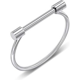 Kal-Acier Inoxydable D Forme Bar Vis Manille Fer À Cheval Nouveauté Fashion Bracelet Bijoux Bracelet