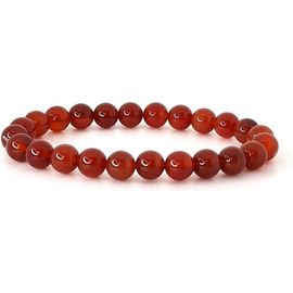 Kal-Bracelet En Cornaline Pierre Naturelle Pierres Fines Et Précieuses Bracelet Femme Bijoux Homme Cadeau Femme Cadeau Anniversaire Femme Et Homme Bien-Être