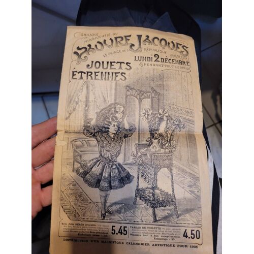 Catalogue Grands Magasins Du Pauvre Jacques .. Jouets, Etrennes