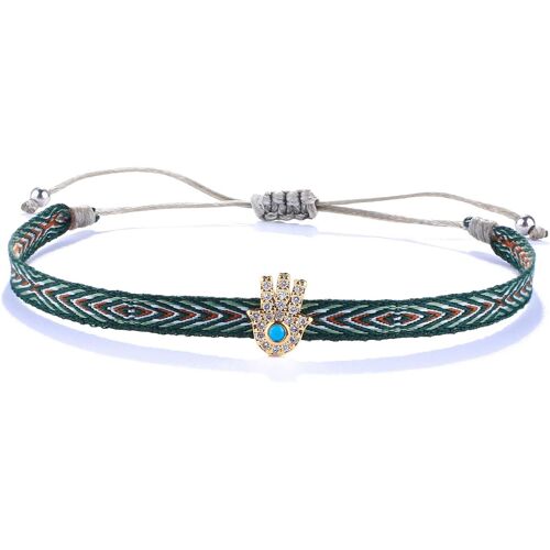 Kal-Nouveau Bracelet D'amitié Bracelet Sable De Plage Bracelet Tissé À La Main Bracelets Tour Empilés