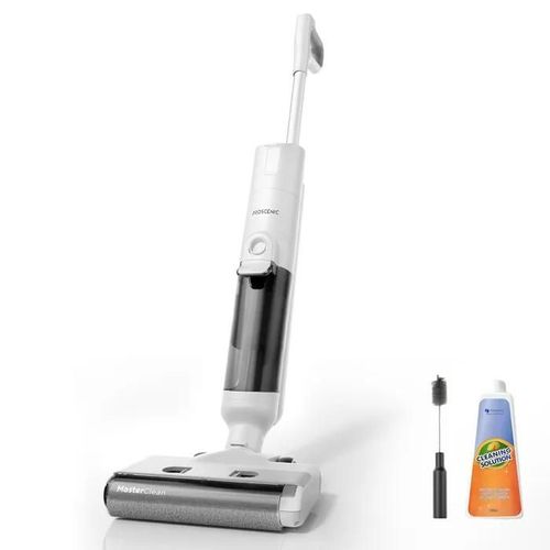 PROSCENIC F10 Ultra-Aspirateur laveur balai sans fil -Sec/humide -60min-Brosse à bord étroit -Réservoir1.3L-Ecran LED-Auto-nettoyage