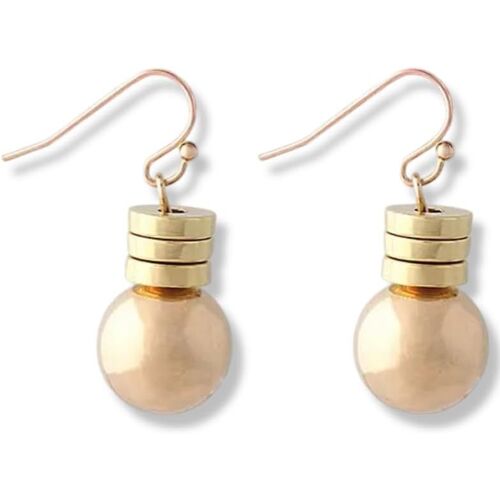 KAL-Boucles D'Oreilles Pendantes En Métal Doré - 2,4 X 1,3 Cm, Poids 43 G - Design Élégant Et Parfait Pour Cosplay, Xl, Métal, Pas De Gemme