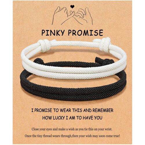Kal-Bracelets Assortis Pour Couples, Pulseras Para Parejas, Bracelets De Protection Avec Cordon Rouge, Bracelets De Promesse Pour Femmes, Hommes, Amoureux, Amis