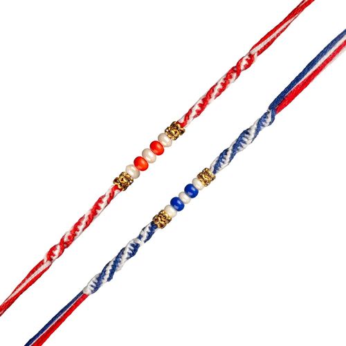 Kal-Rakhi For Brother | Set Of 2 Rakhi With Roli Tika | Rakhi Card | Rakhi Set For Brother | Rakhi Combo