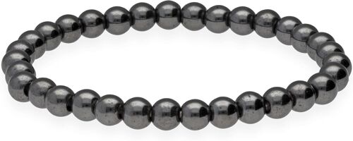 Kal-Bracelet À Perles | Bracelet De Perles 6 Mm | Bracelet En Pierres Précieuses De Qualité Supérieure | Bracelet En Pierre Naturelle Extensible