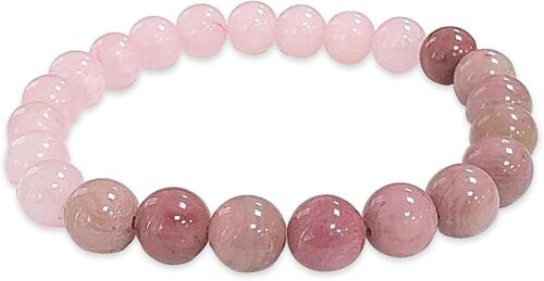 Kal-Bracelet En Pierre Naturelle, Bracelet D'agate, Bracelet De Pierres Précieuses, Bracelet Élastique En Pierre Naturelle Pour Femmes Et Fille