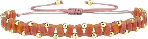 Kal-Nouveau Tila Perles Boucle Bracelet Tressé Brin Bracelet Femmes Mode Bracelet Cadeau 62e