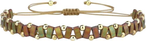 Kal-Nouveau Tila Perles Boucle Bracelet Tressé Brin Bracelet Femmes Mode Bracelet Cadeau 62g