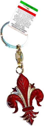 KAL-Florence Porte-Clés Symbole De Lys Boutonné - Souvenirs Et Objet De Collection