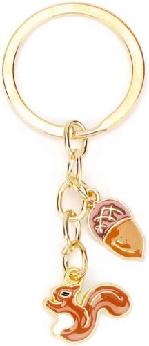 KAL-Porte-Clés Écureuil Porte-Bonheur - Porte-Clés Animal De Dessin Animé - Pendentif De Sac À Main