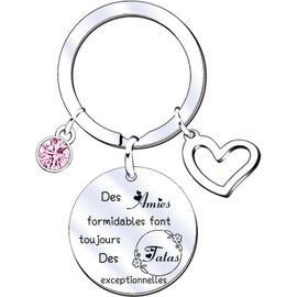 Jfkjg-Cadeaux De Noël Pour Tata Porte-Clés Amies Formidables Tatas Exceptionnelles - Porte-Clés Pour Annonce Grossesse Tata Naissance Enfant Idée Cadeau Annonce Bébé Fille Garçon