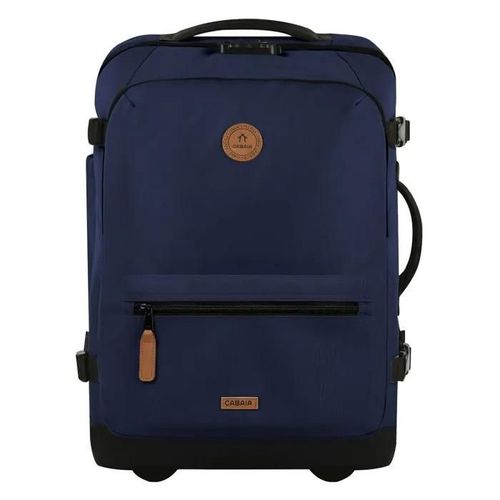 CABAIA Valise bleu foncé pour femme et homme - Soft Suitcase Essentials Trolley S Reykjavik 310729